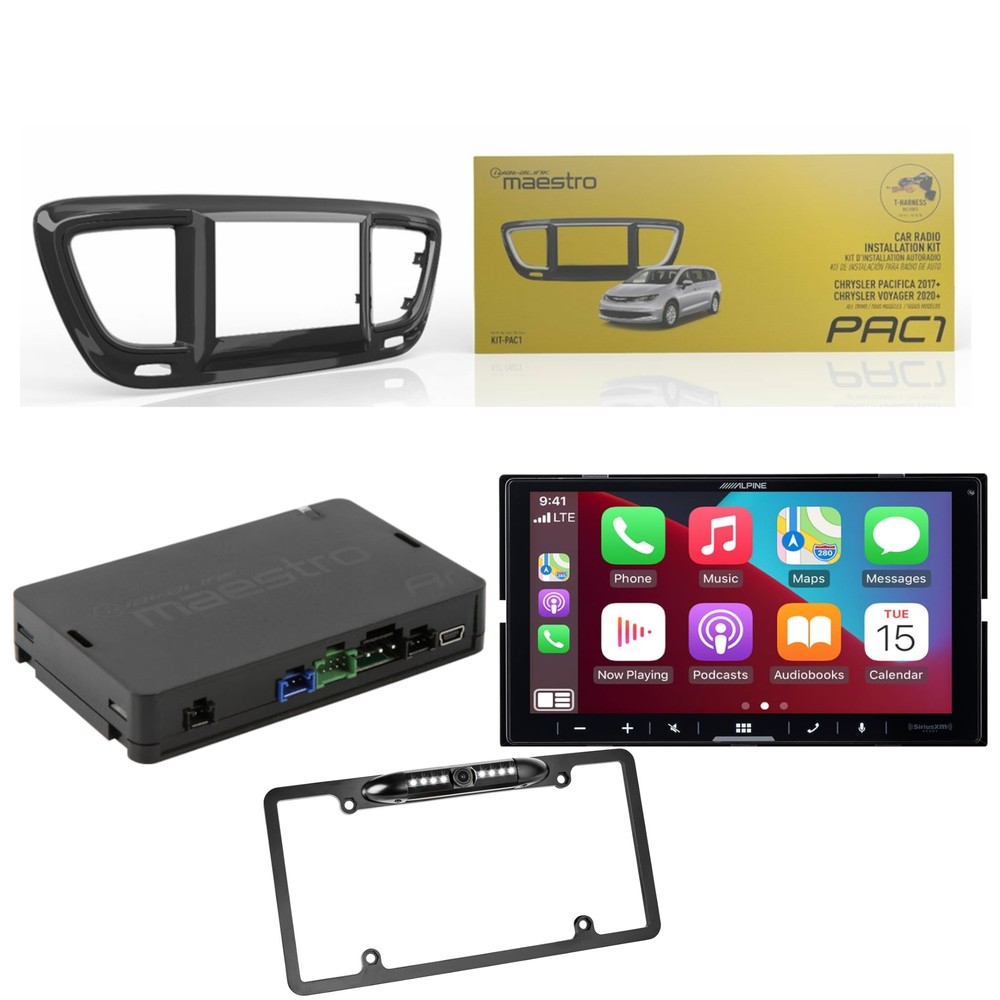 Alpine iLX-W670-M Radio Upgrade Kit 17-25 Chrysler (Pacifica, Hybrid), Voyager