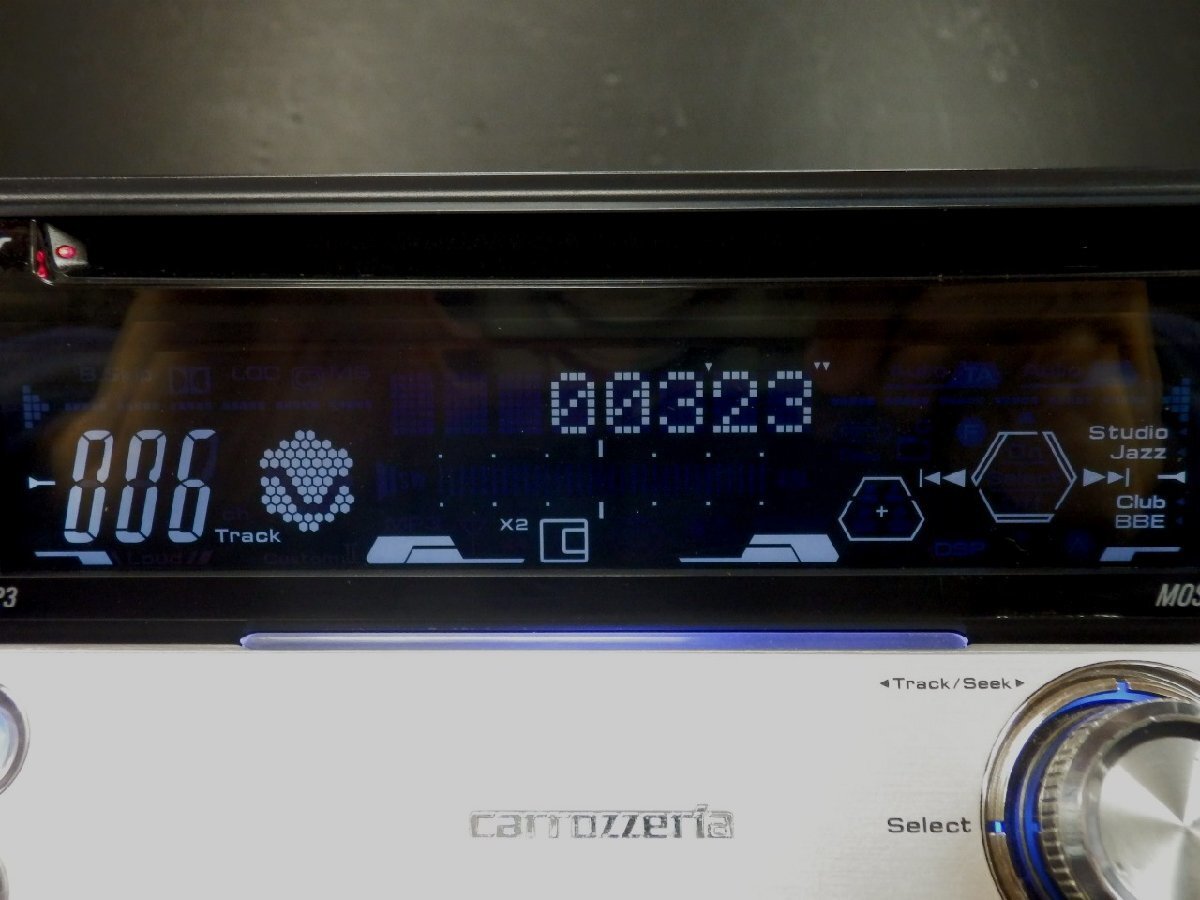 Carrozzeria FH-P077MD 2DIN Radio Deck Car Audio System Working Free shipping