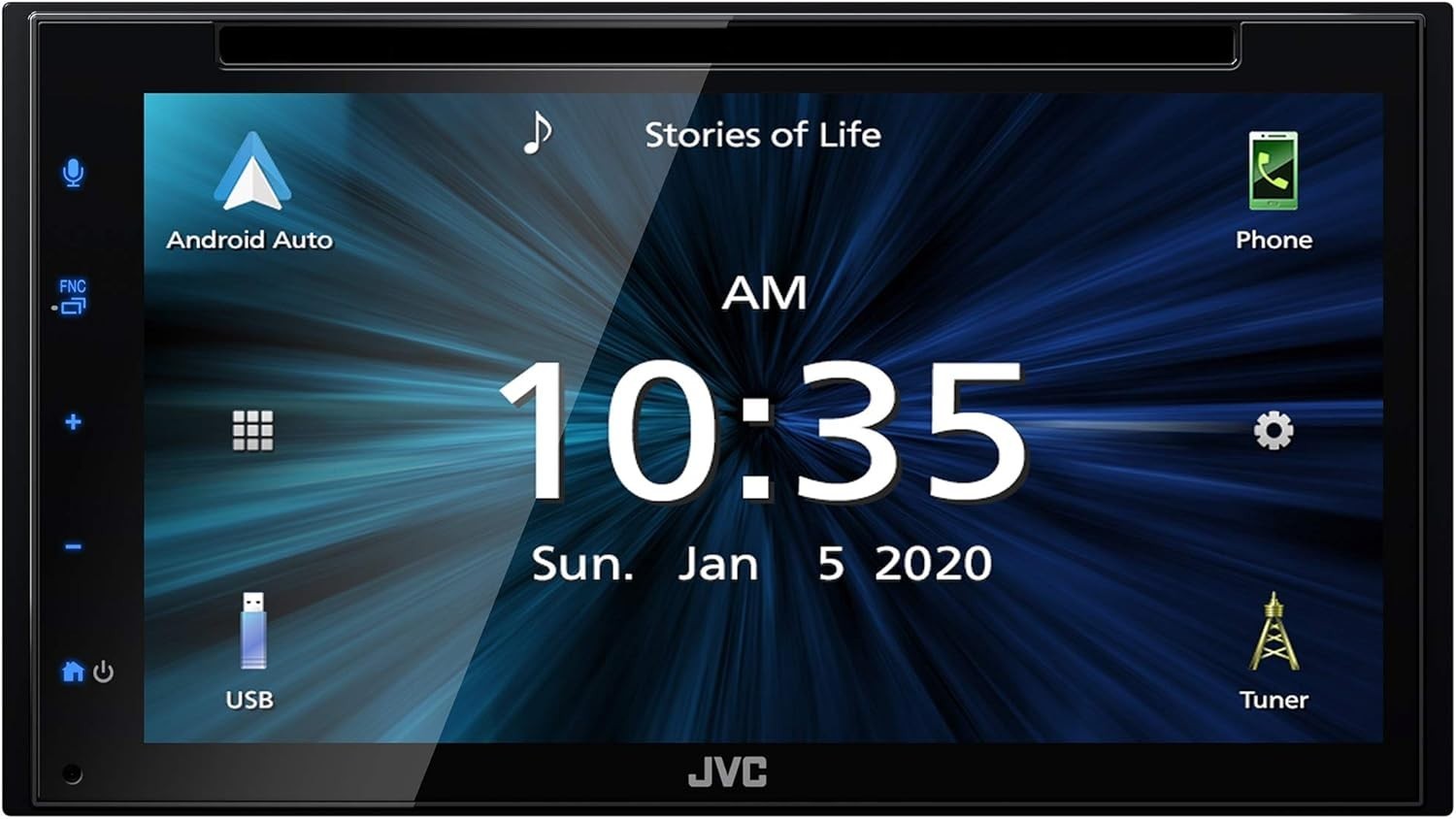 JVC KW-V66BT 6.8″ Monitor with DVD Receiver, Capacitive Touch Monitor-OPEN BOX!