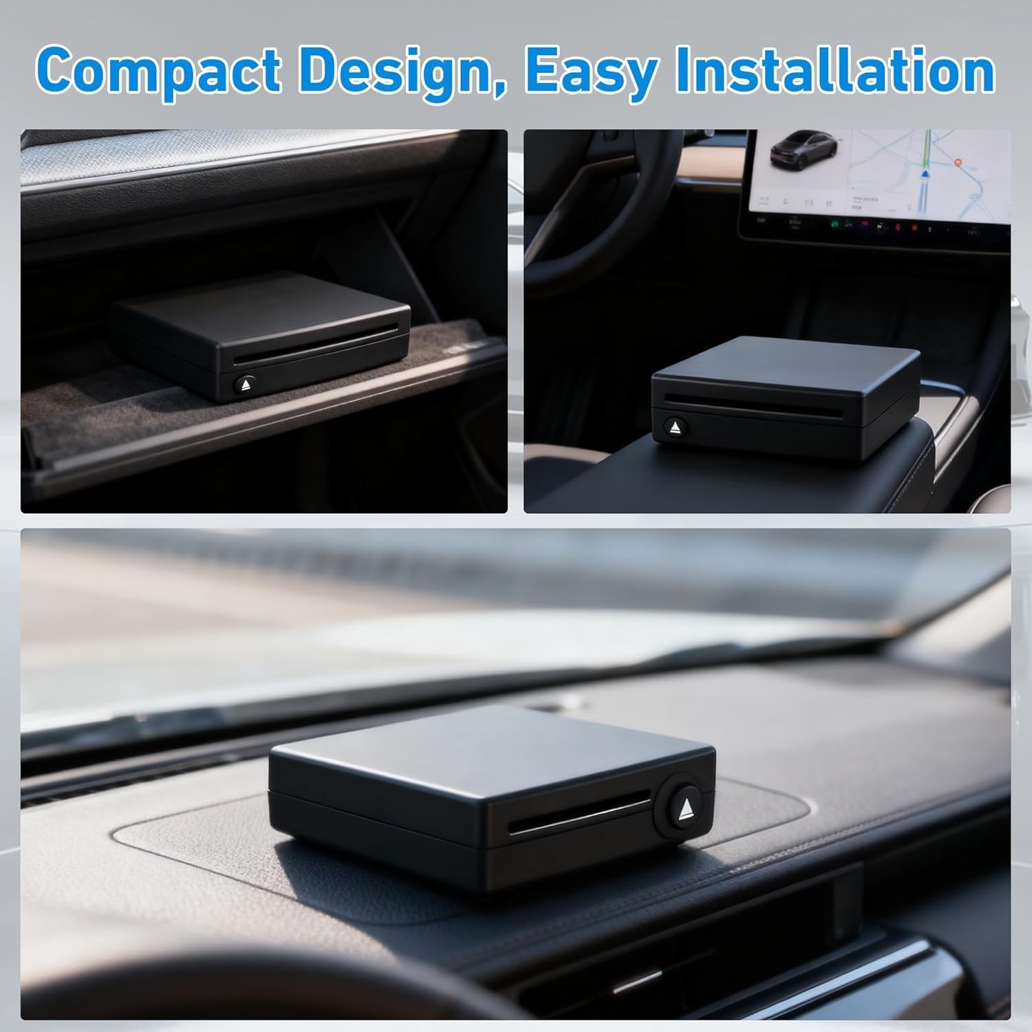 Vehicle CD Player, Cidava OE Integrated Player via USB Radio Black