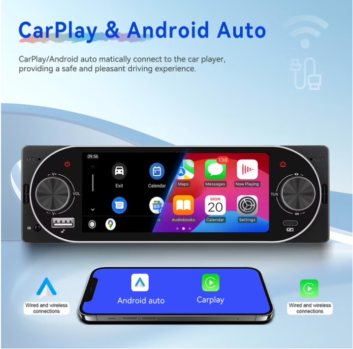Estereo De Pantalla con Bluetooth Para Coche Carro Auto MP3 Player WMA/WAV/APE/F
