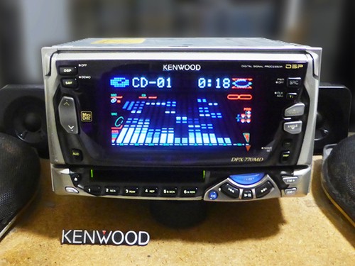 Kenwood DPX-770MD 2DIN CD MD Deck Player Working