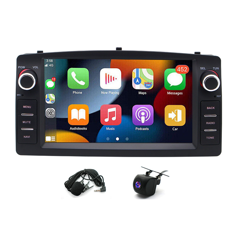 4+64G Car Stereo Radio For Toyota Corolla 2000-2006 Apple Carplay WIFI GPS Navi