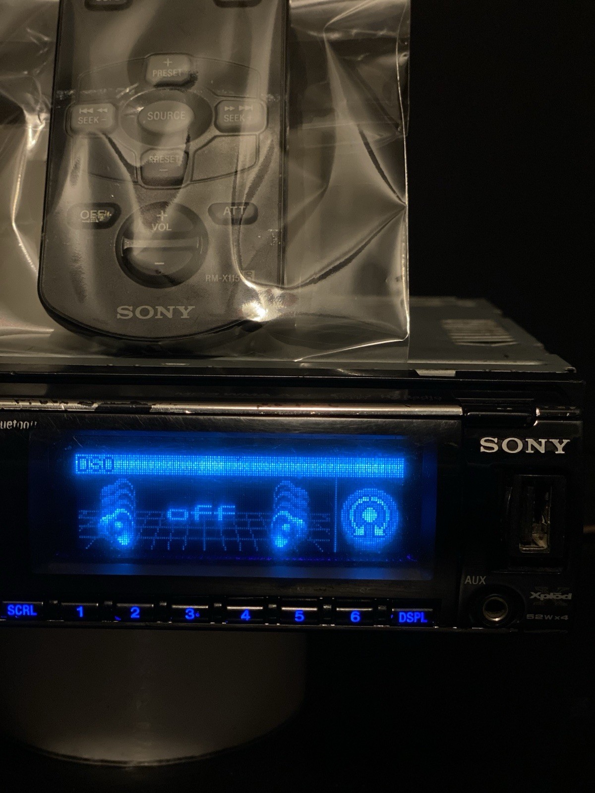 🔥✅SUPER RARE BLUETOOTH SONY CDX WORKING PERFECTLY ✅🔥