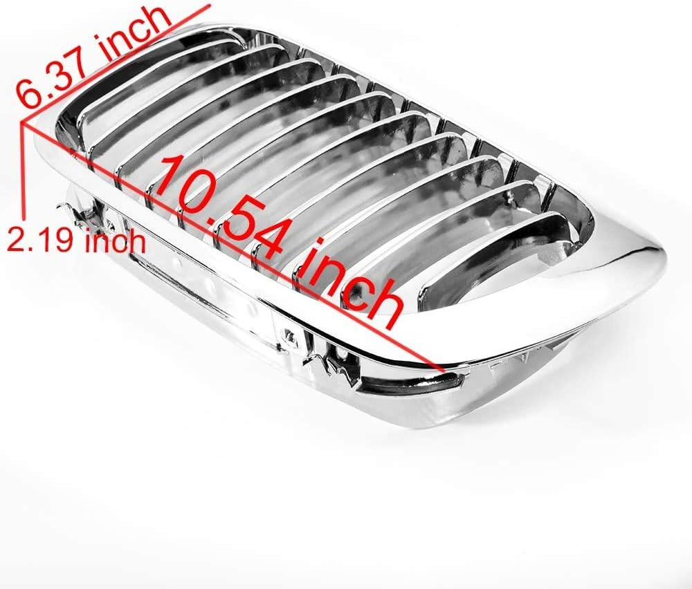 Astra Depot Compatible with E46 Kidney Grille Grill 1999-2002 BMW 325Ci 330Ci 2-