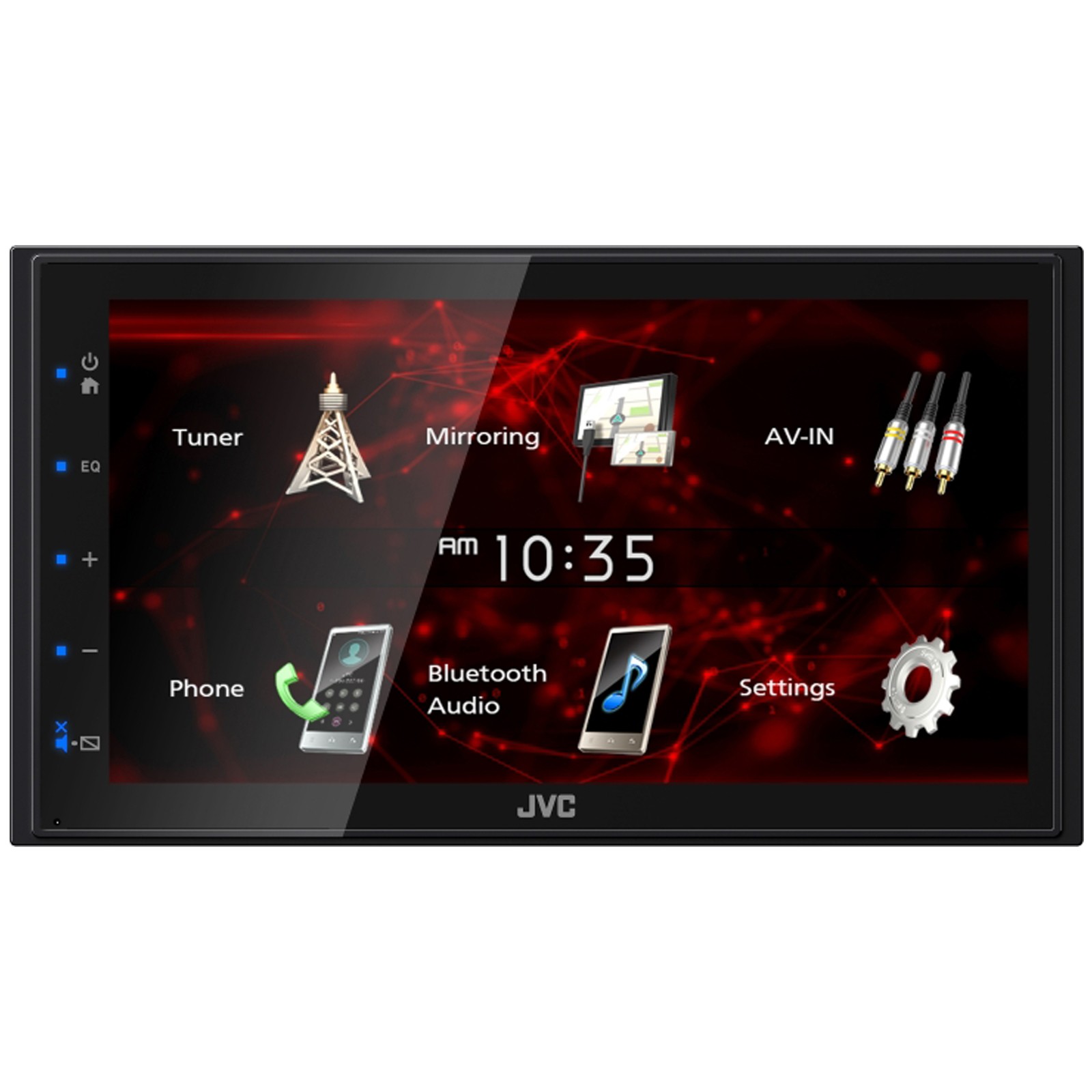 JVC 6.8″ Touchscreen Radio, 2x 6.5″ 300W Speaker, 2x 6×9″ 550W Car Speaker, Wire