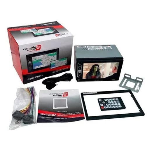 Cerwin Vega CV62BM 6.2 Inch Touch Screen Multimedia Receiver for Cars