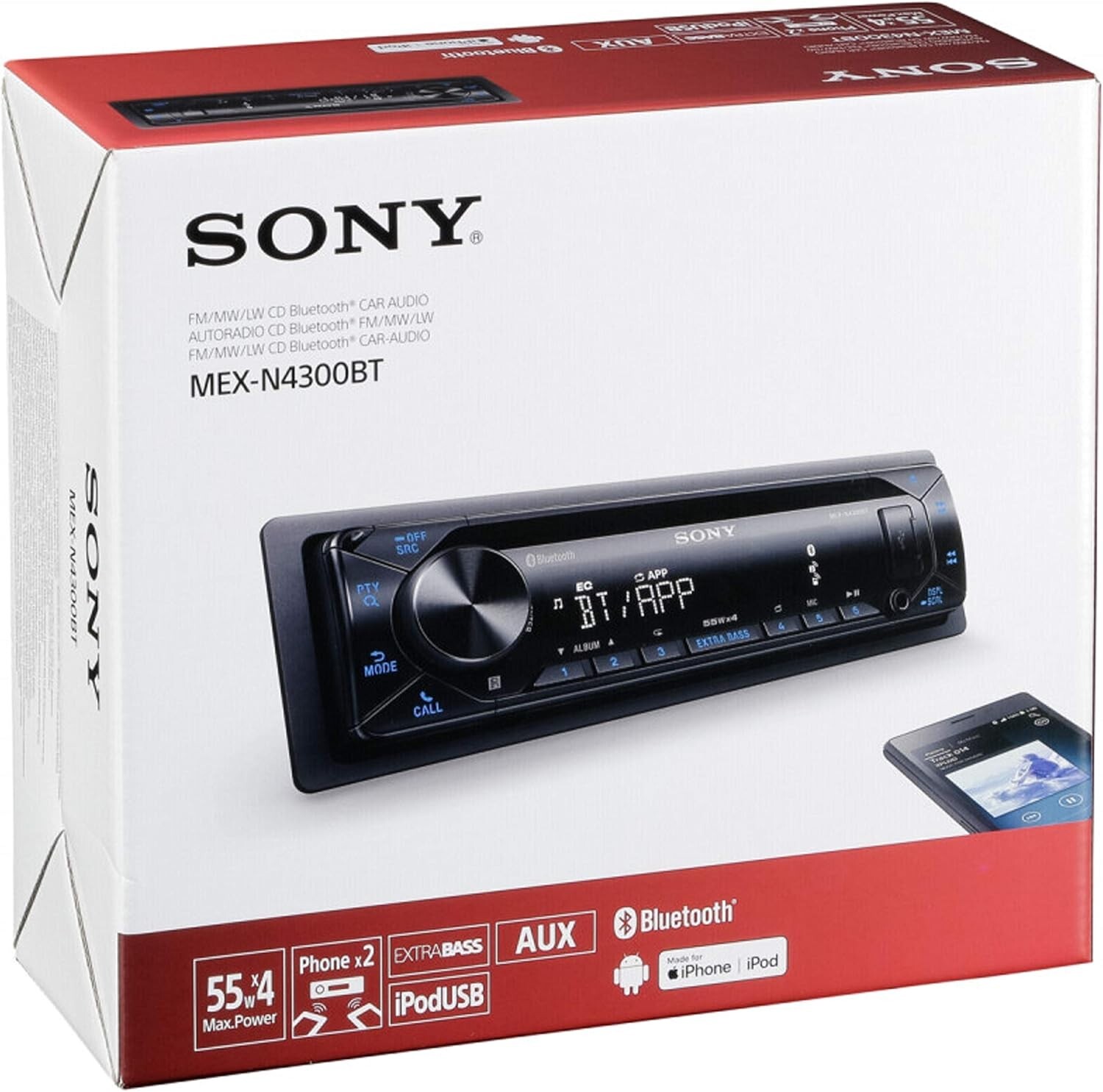 Pioneer GM-DC874 Champion Series 4-Channel 1200W Max Bridgeable Car Amplifier