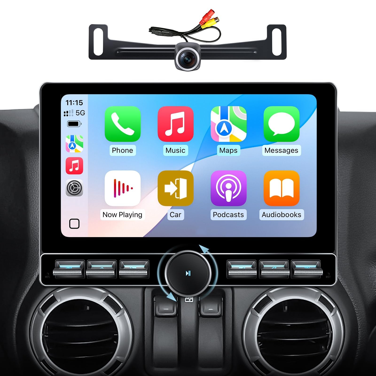 4G+64GB Car Stereo for Jeep Wrangler JK 2007-2018, Dodge Ram 1500 2500 Radio …