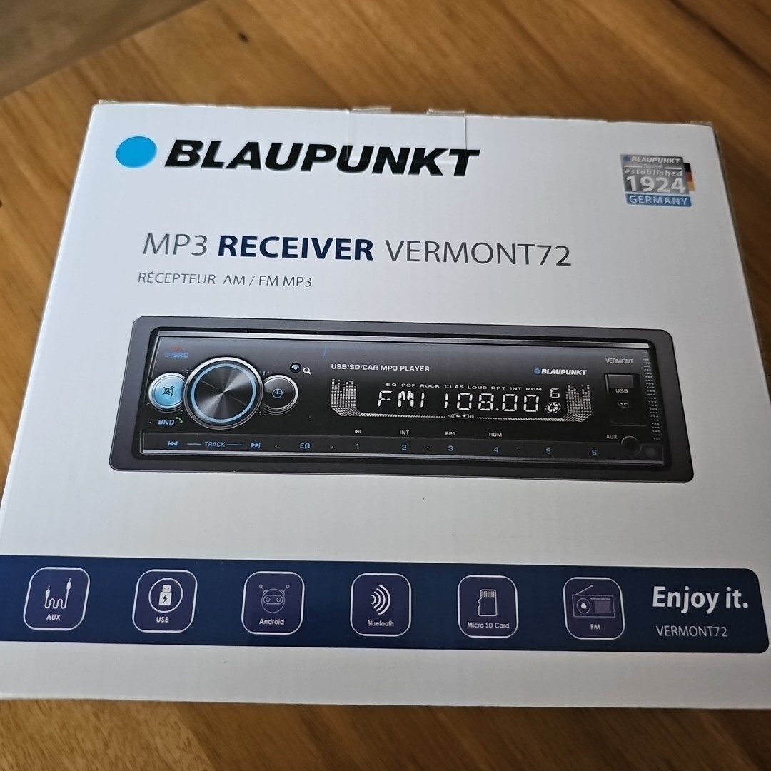 Blaupunkt VERMONT72 Mechless Receiver With Bluetooth