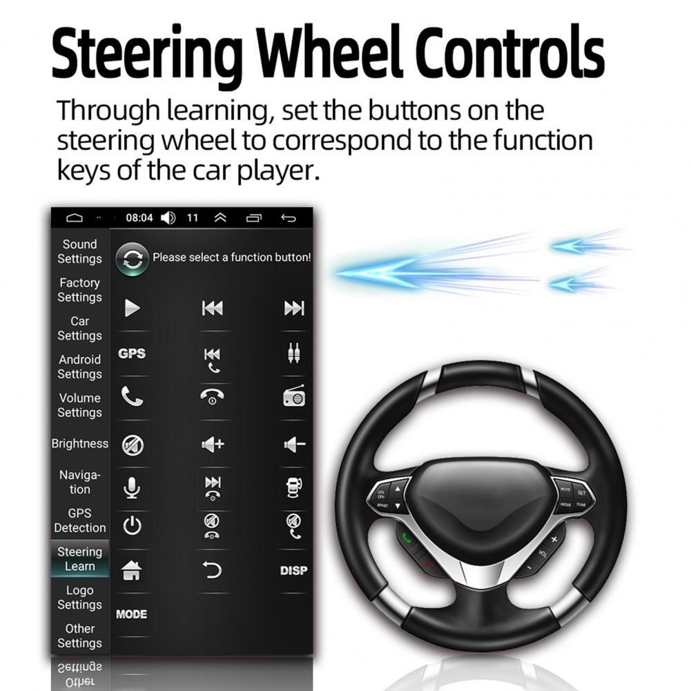 10.1″ 2 Din Car Stereo Radio Android 10 GPS WiFi Vertical Touch Screen FM Player
