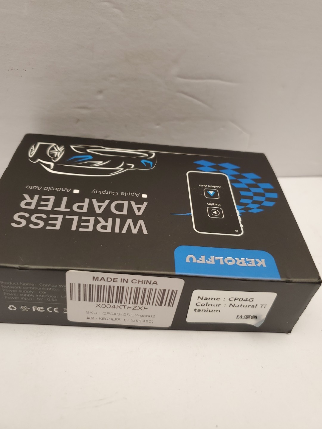 Mini Wireless Carplay Adapter for Apple iPhone Plug and Play