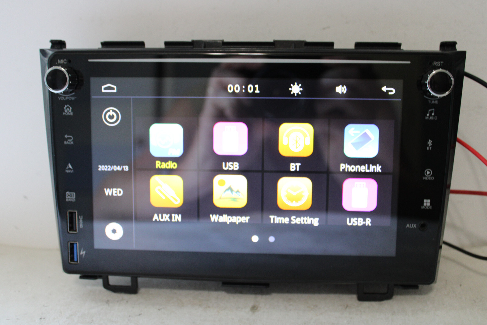8″ Android Car Stereo for 2007-2012 Honda CR-V Apple CarPlay Android Auto BT USB