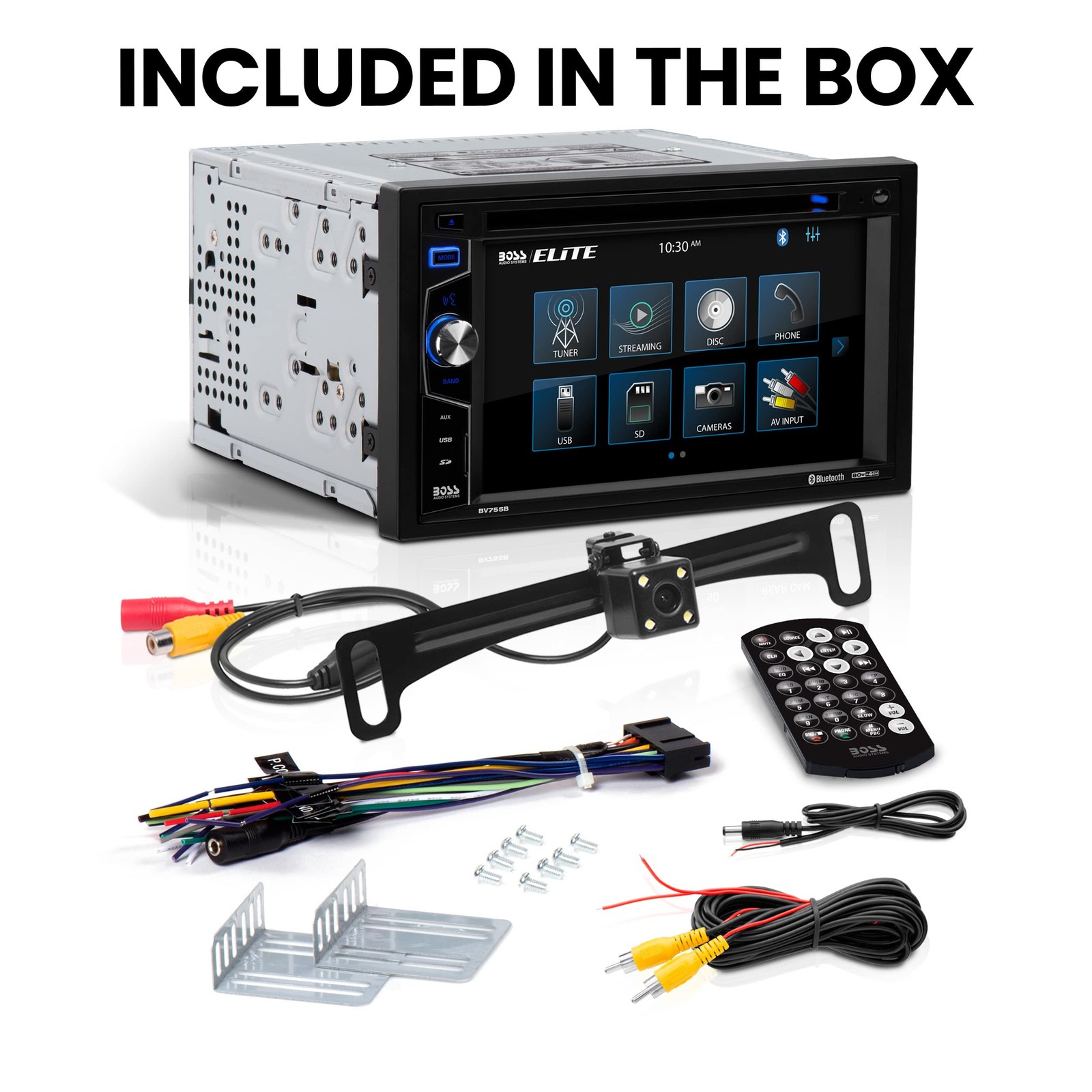 Boss Elite Bv755blc Car Stereo 6.2 Inch Touchscreen Bluetooth Backup Camera