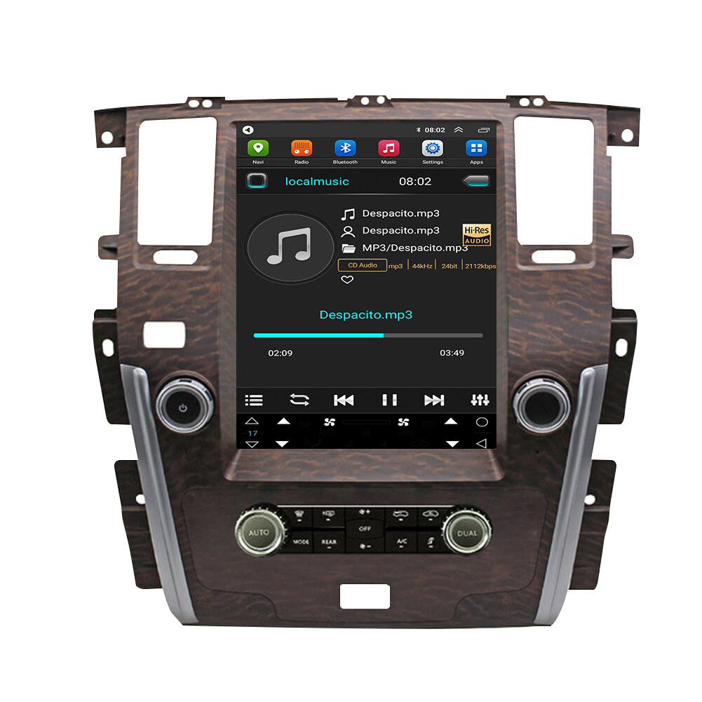 Android system multimedia DVD player For Nissan Patrol Y62 2016 navigation GPS