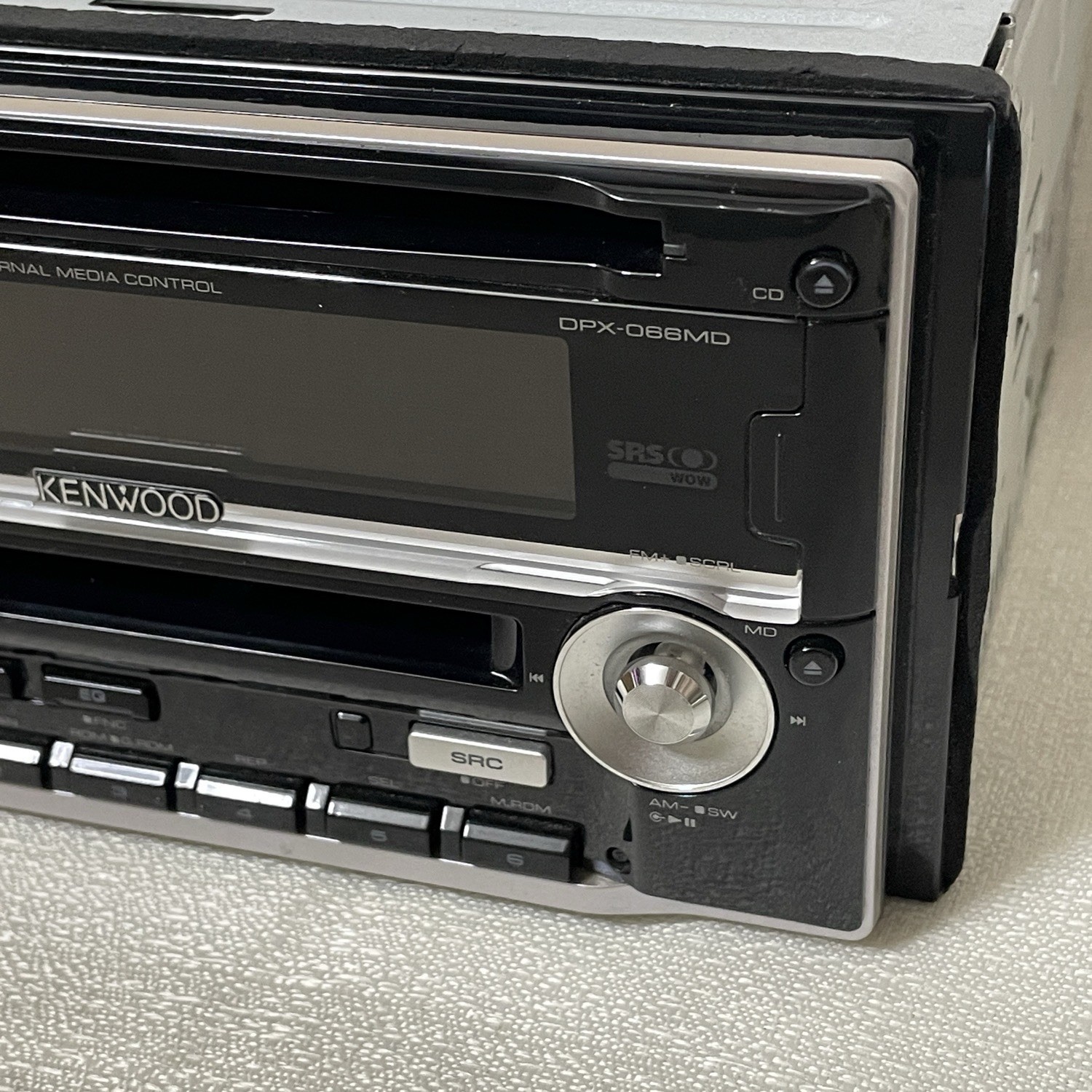 KENWOOD DPX-066MD CD/MD MiniDisc Similar to DPX-055MD JDM 2DIN Car Audio Tested