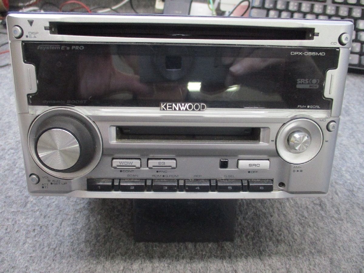 Kenwood DPX-055MDS Dual 2DIN Car Audio CD MD Player Receiver Equalizer Tested
