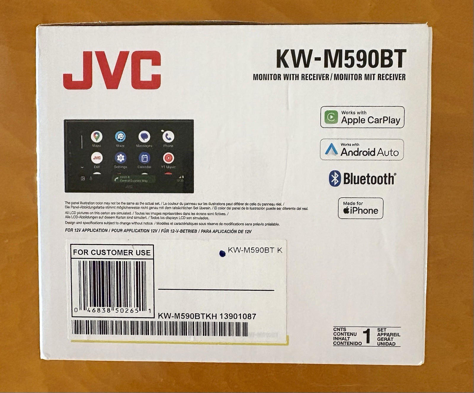 JVC Digital Multi-Media Receiver (New In Box)