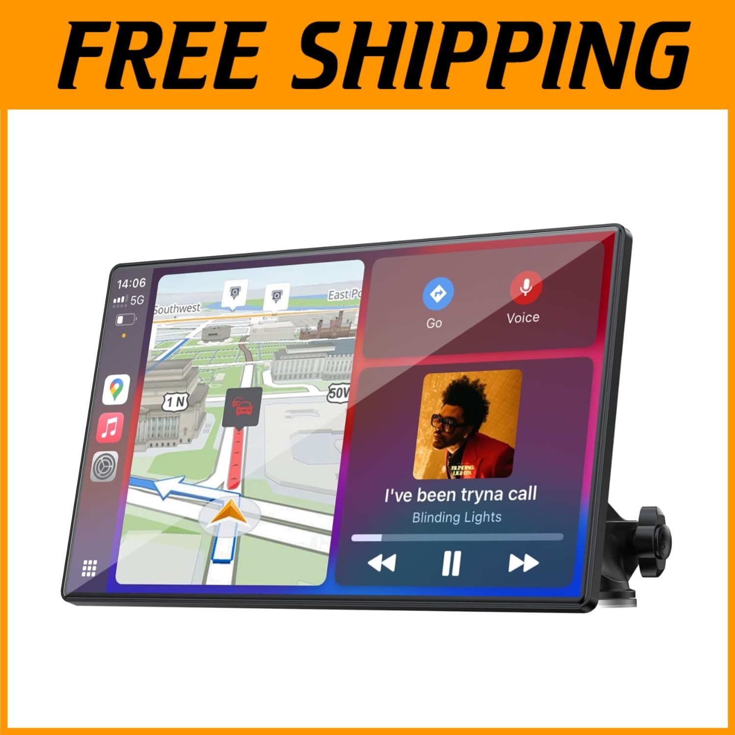 Mirror Link 9″ CarPlay & Android Auto Screen