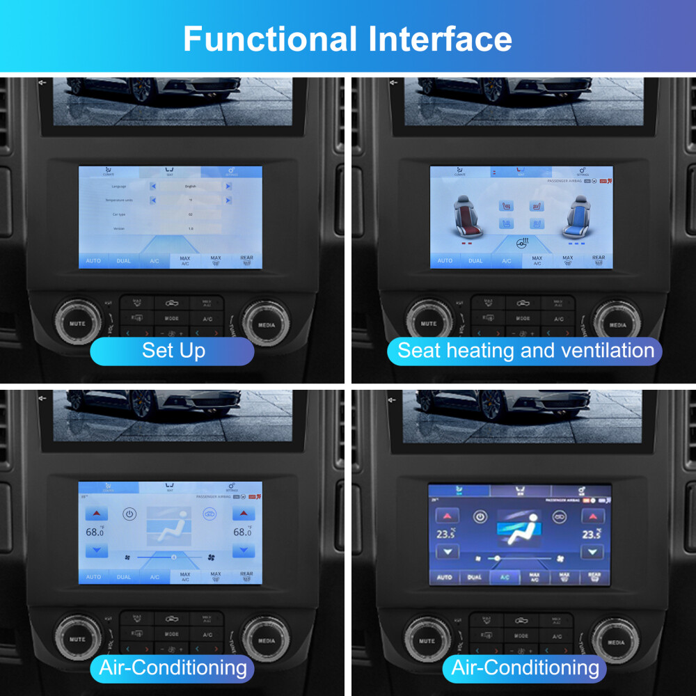 9” Car Radio Wireless Android 13 Auto CarPlay 6+128GB For Ford F150 2015-2021