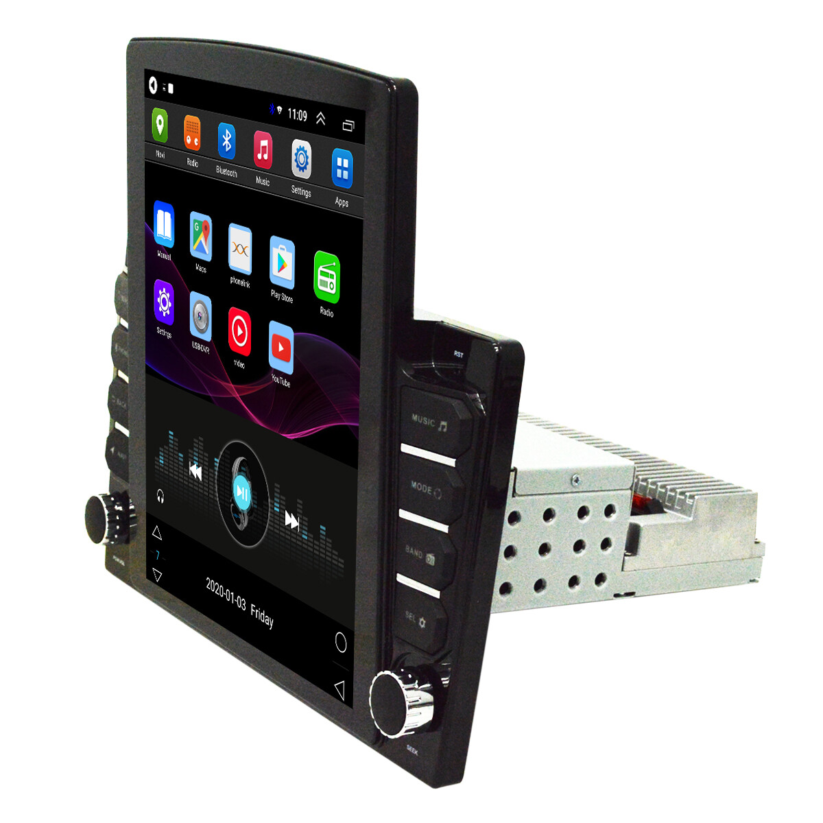 Android 10.1 9.7″ Carplay HD Vertical Touch Screen Car Stereo Radio GPS Wifi MP5