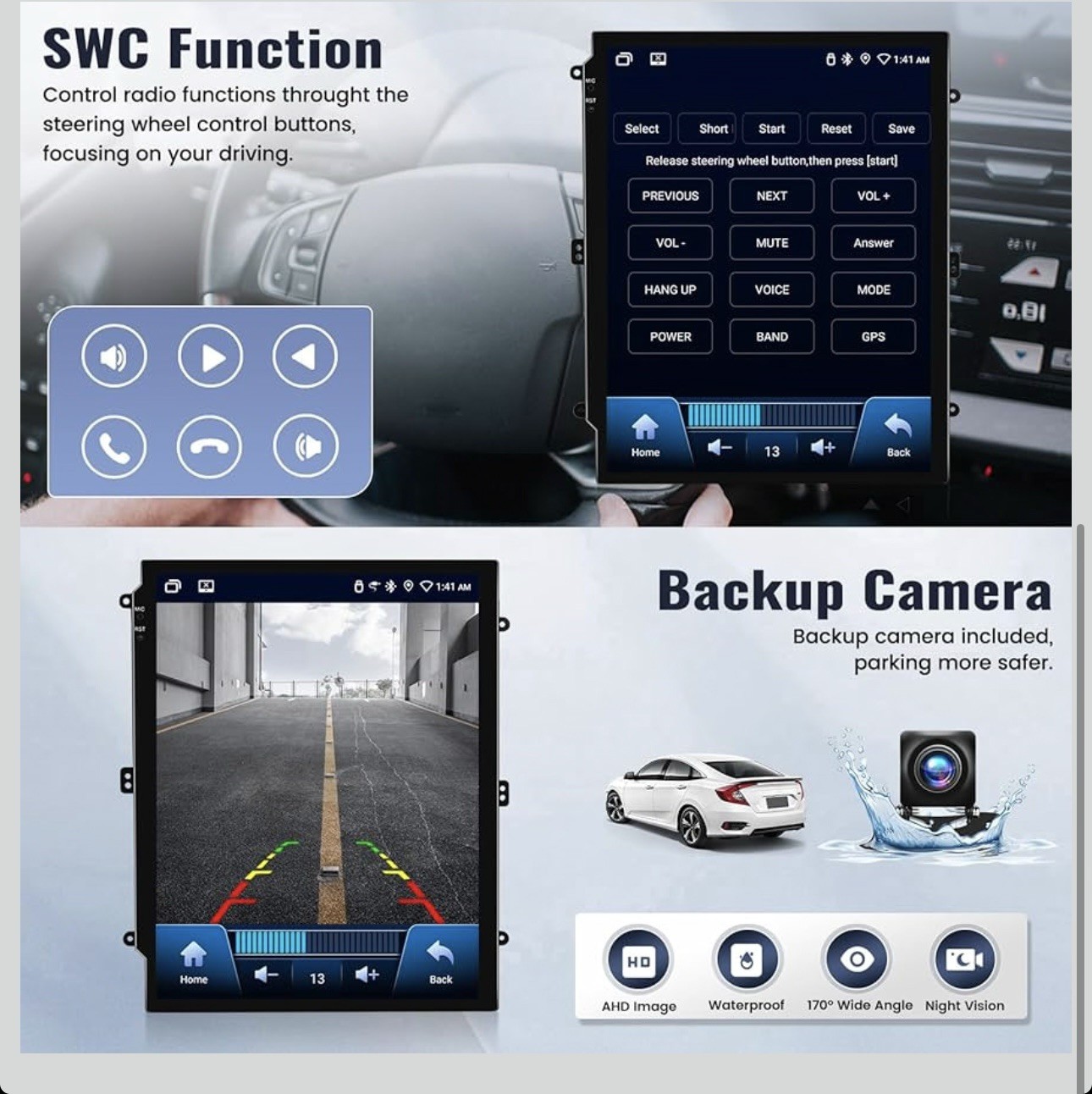 4G+64G Android 13 Car Stereo for Subaru Outback Legacy 2010-2014 9.7”Screen NEW