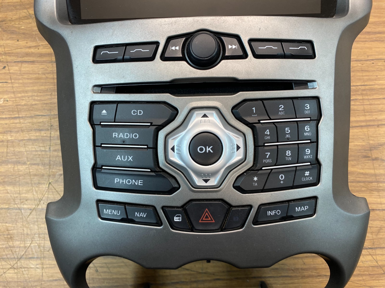 Ford Ranger PX1 Interior Dash Center ICC Surround + Aftermarket Reverse Camera