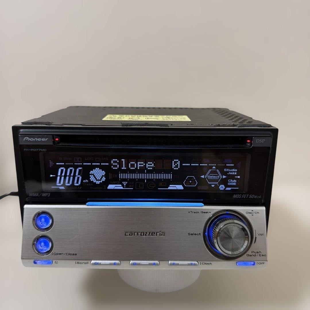 Carrozzeria FH-P077MD 2DIN MD/CD operation confirmed