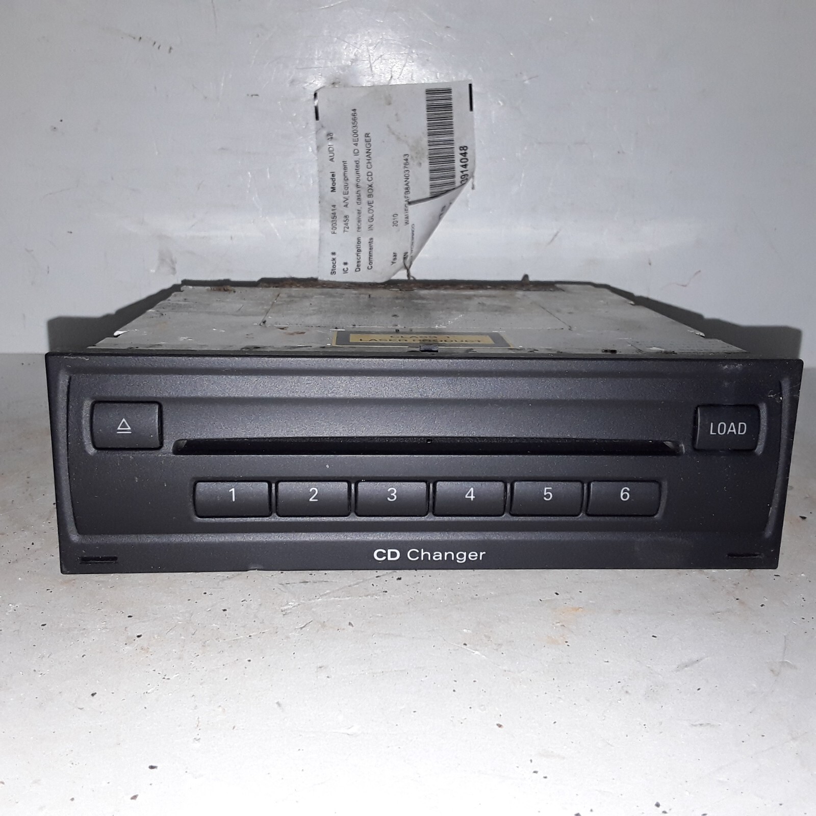 10 11 Audi A6 6 disc CD remote changer OEM 4F0 035 110A
