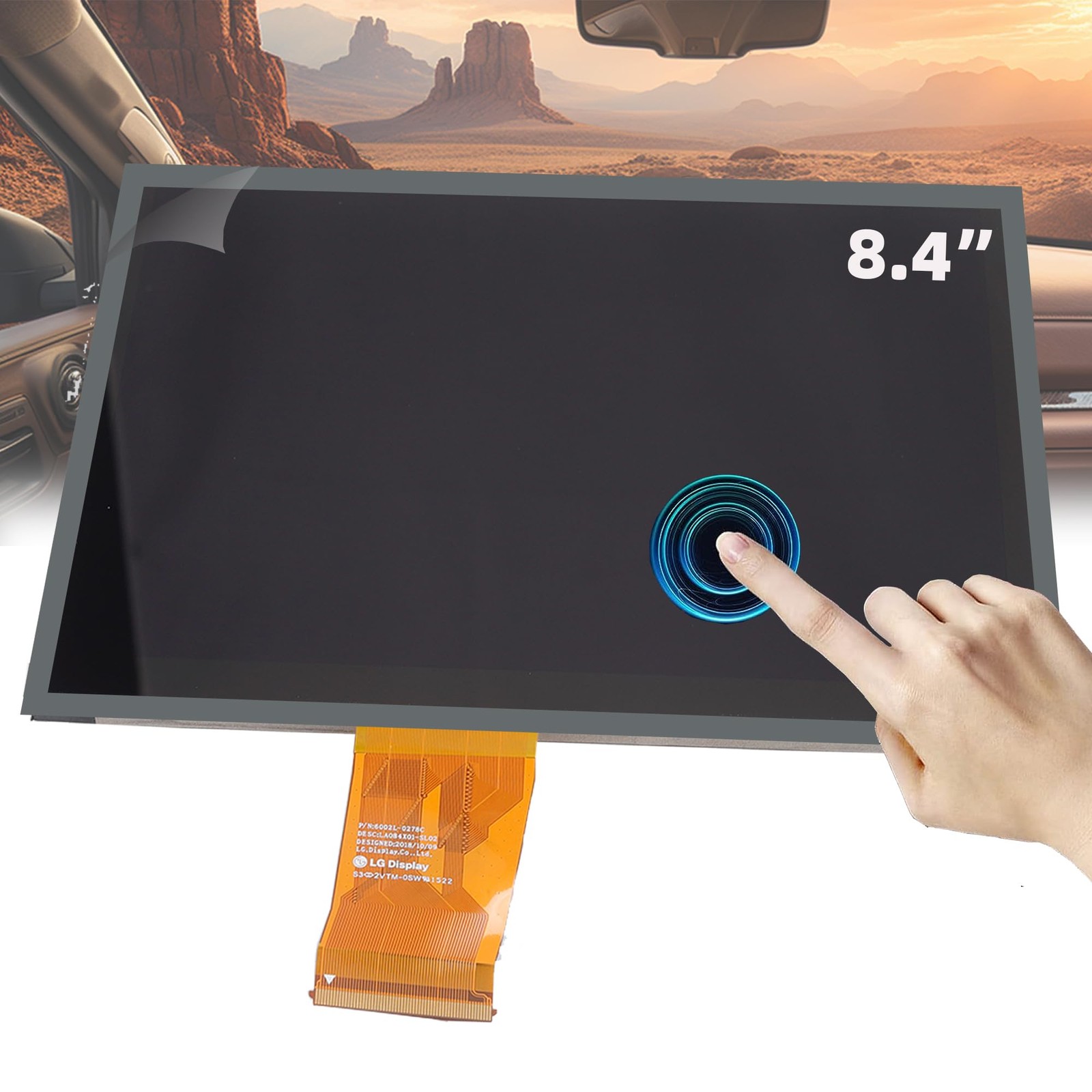 Dasbecan Uconnect 8.4 Navigation Lcd Touch Screen 4C Uaq Nav Radio Compatible