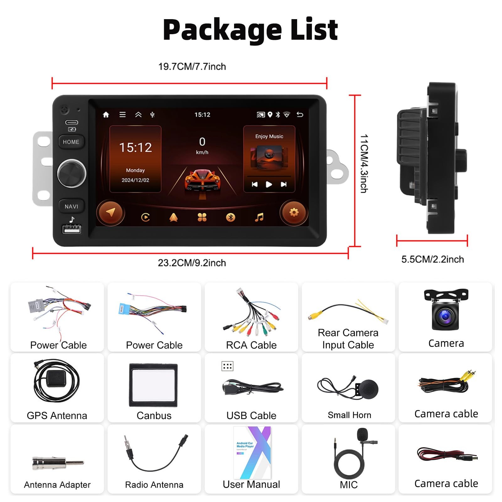 Unitopsci 4-Core64G Android Car Radio For Chevy Chevrolet Silverado Ssr Tahoe