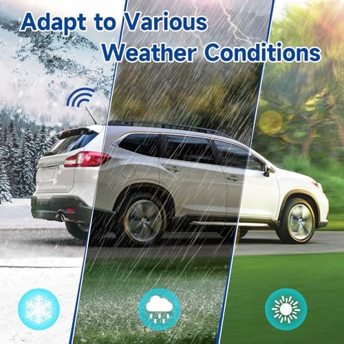 Car Stereo FM AM Radio Antenna, Universal amplified antenna with 16ft cable