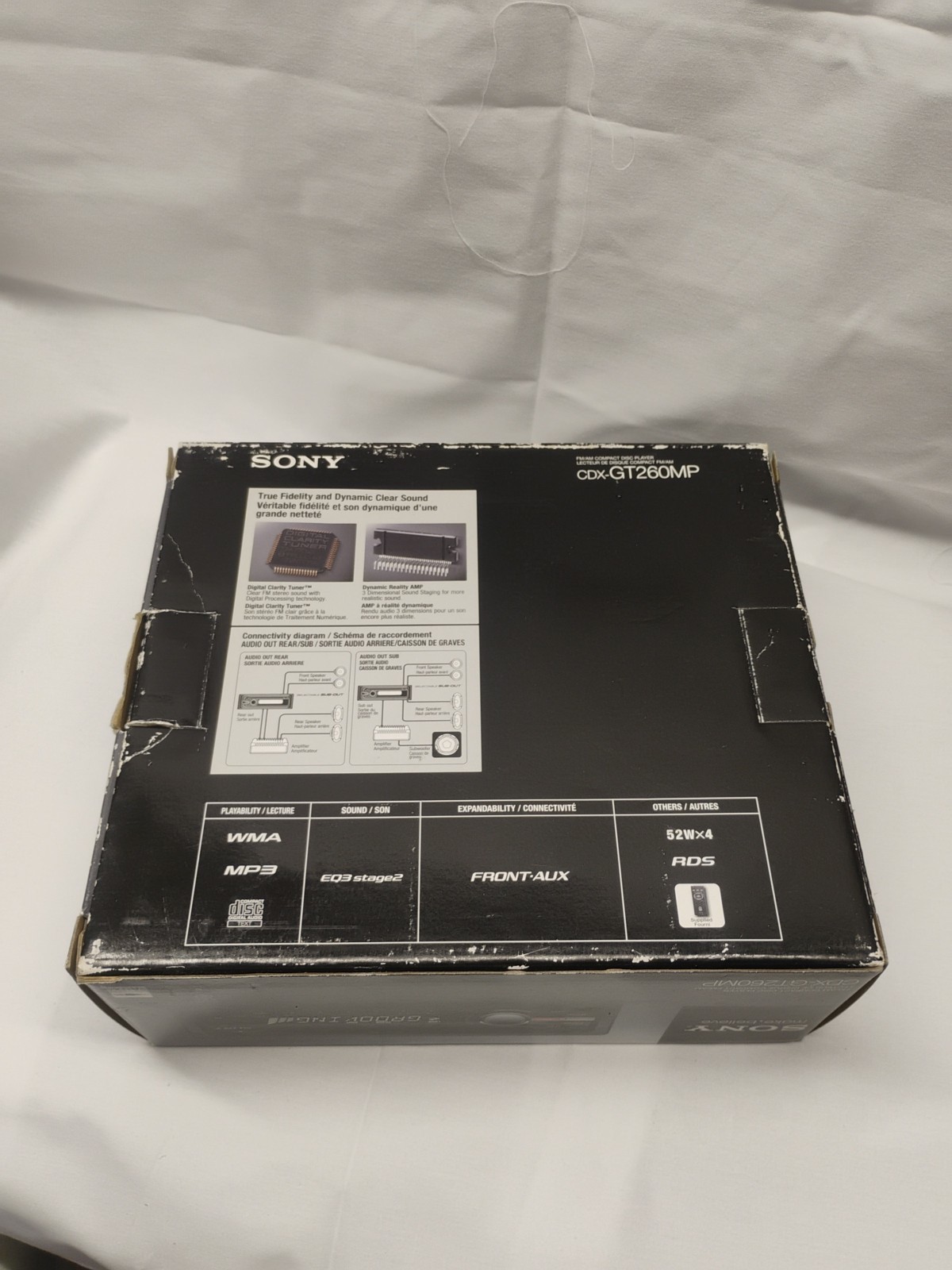 Sony CDX-GT260MP CD Player/MP3 In Dash Receiver