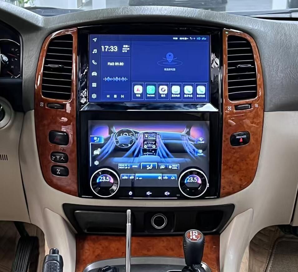 10″ Android Car Radio Carplay Screen For Toyota Land Cruiser 2002-07 Lexus LX470