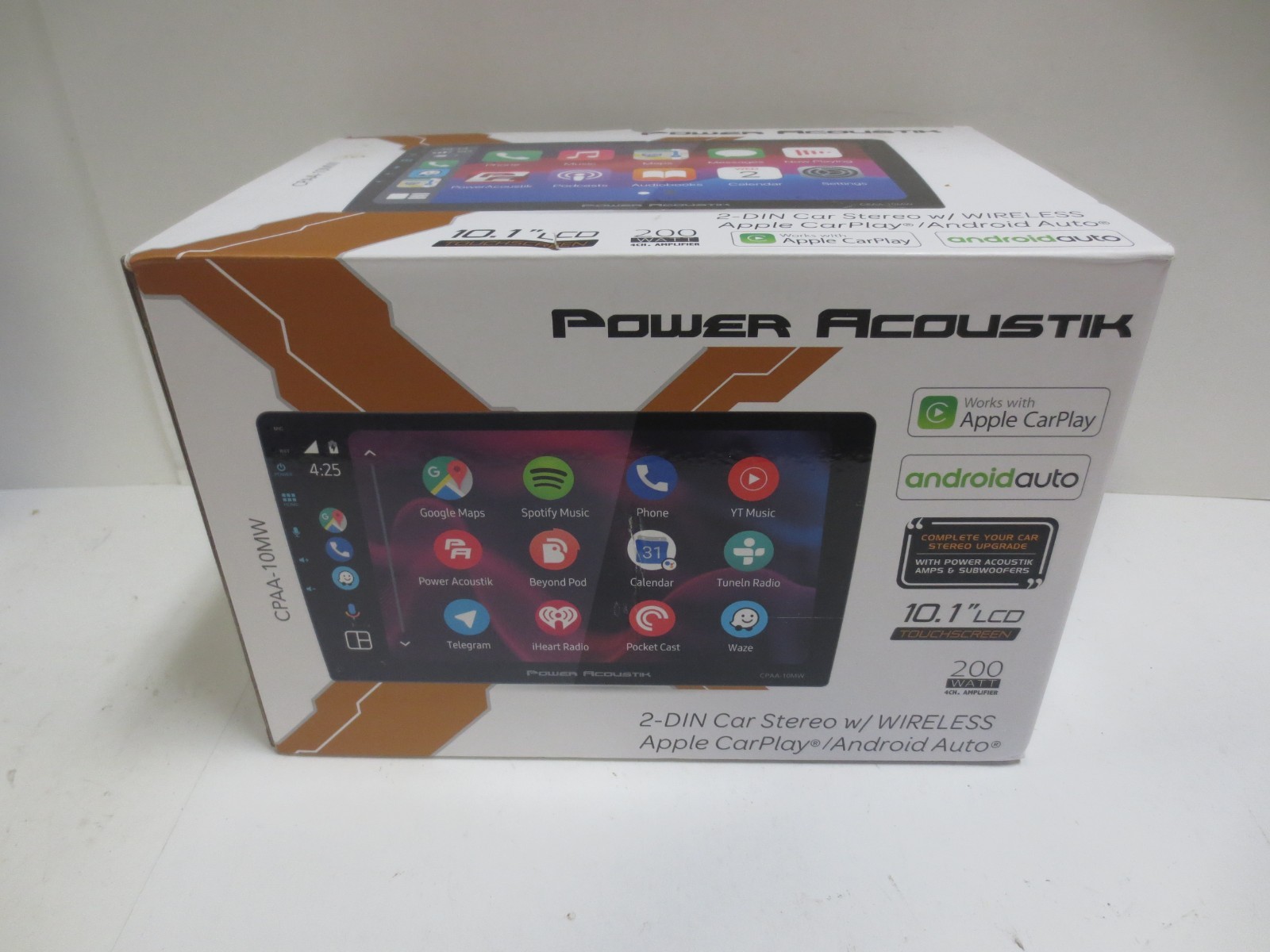 Power Acoustik CPAA-10MW 10.1″ Touchscreen Multimedia Receiver
