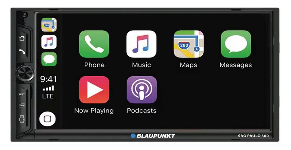 Blaupunkt Sao Paulo 500 Double DIN 7″ Mechless Touchscreen Receiver with B/T