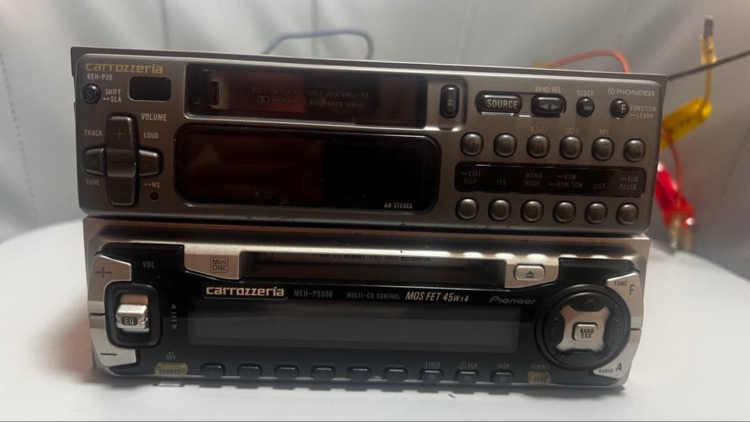 Carrozzeria KEH-P50 MEH-P5500 Main Unit Set with Multi-CD Control MOSFET 45W x 4