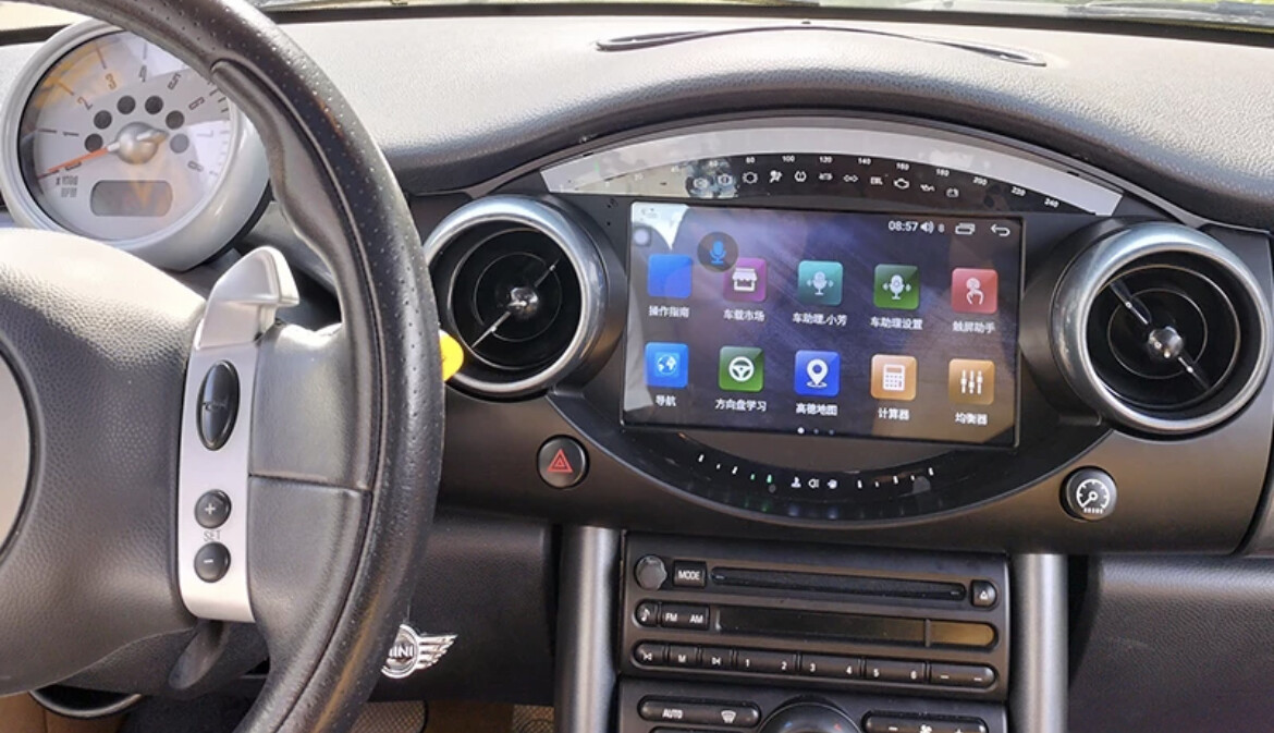 Car Android Gps Navigation Wifi 9″ For Bmw Mini Cooper 02~06 Radio Carpaly Audio
