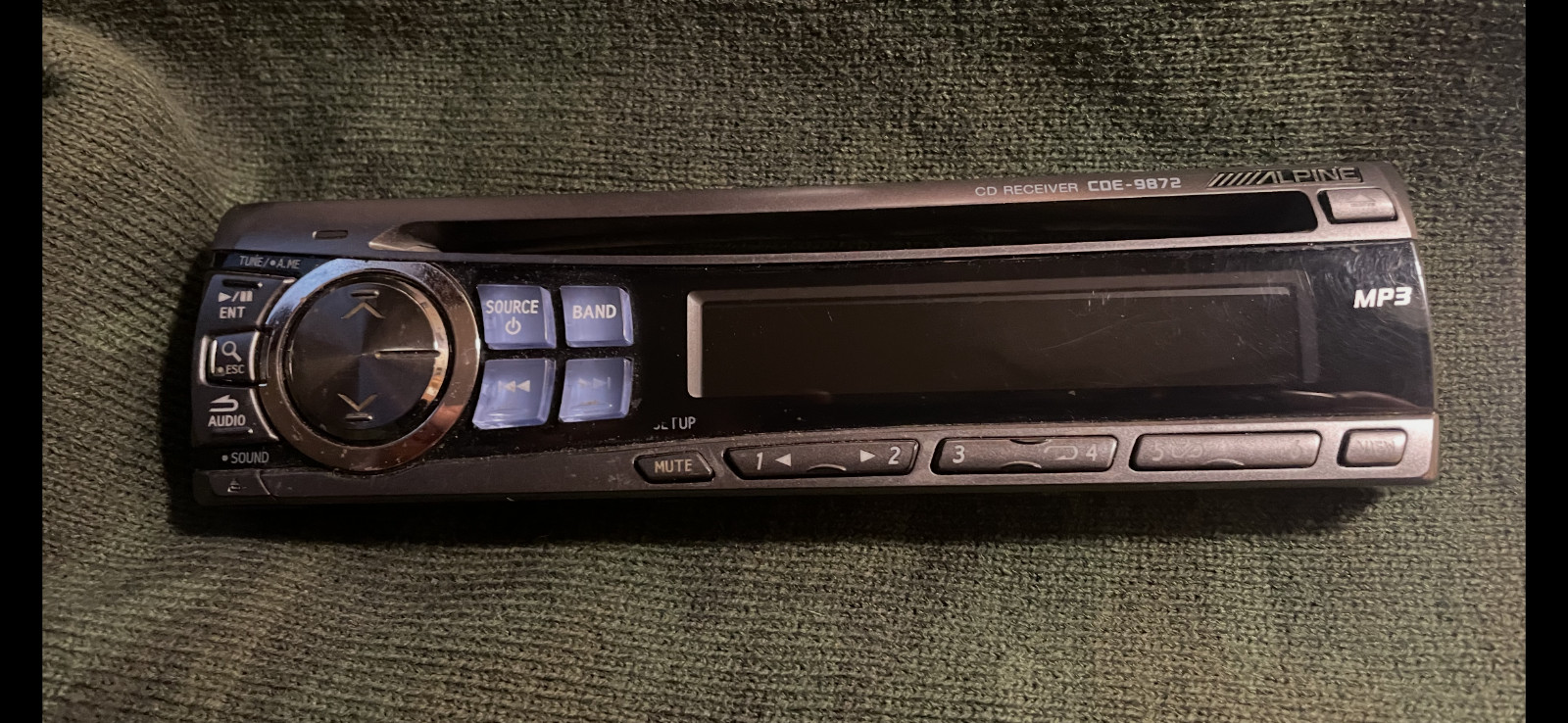 ALPINE CDE-9872 Detachable Face plate only: for CD Player Car Radio MP3 Receiver