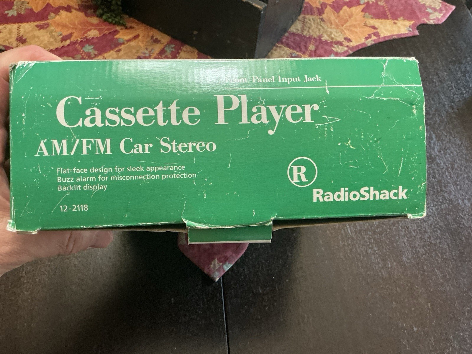 RadioShack AM/FM Stereo Cassette Player Detachable Face Plate 12-2118 Watch Vid