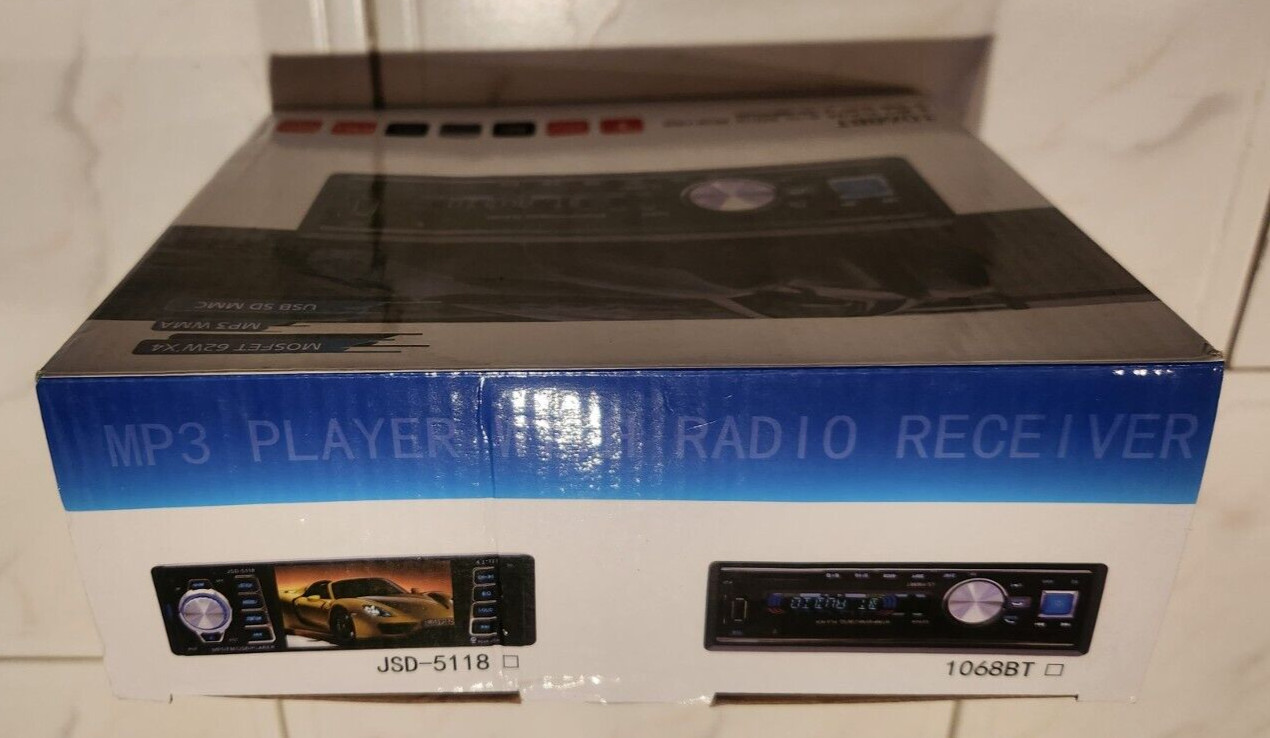 JSD 4.1 Inch MP3 Player with Radio Receiver, USB Slot & SD/MMC Card JSD-5118