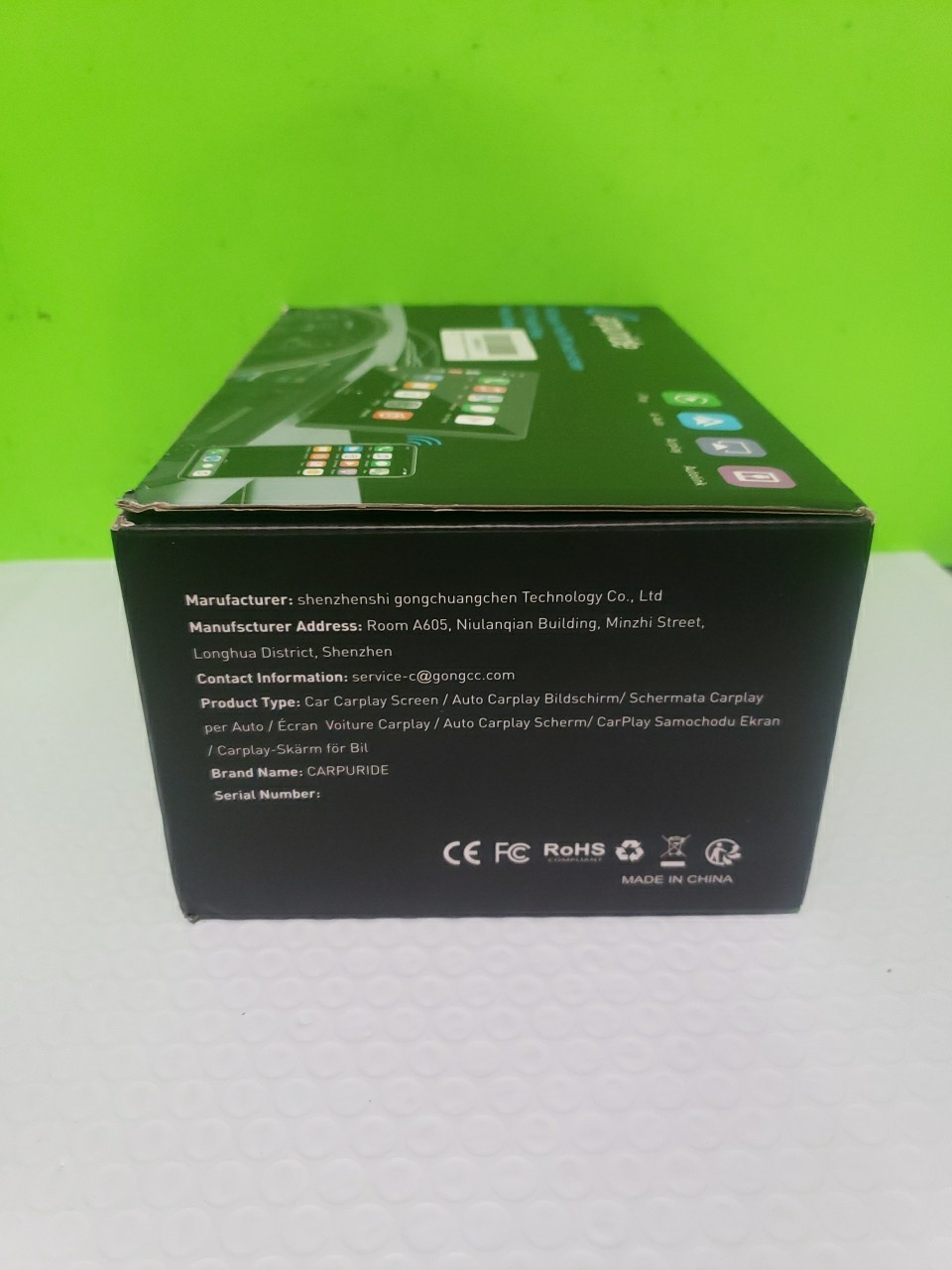 CARPURIDE C98 Wireless 9’’ Apple Carplay Android Auto GPS Navigation C Open Box