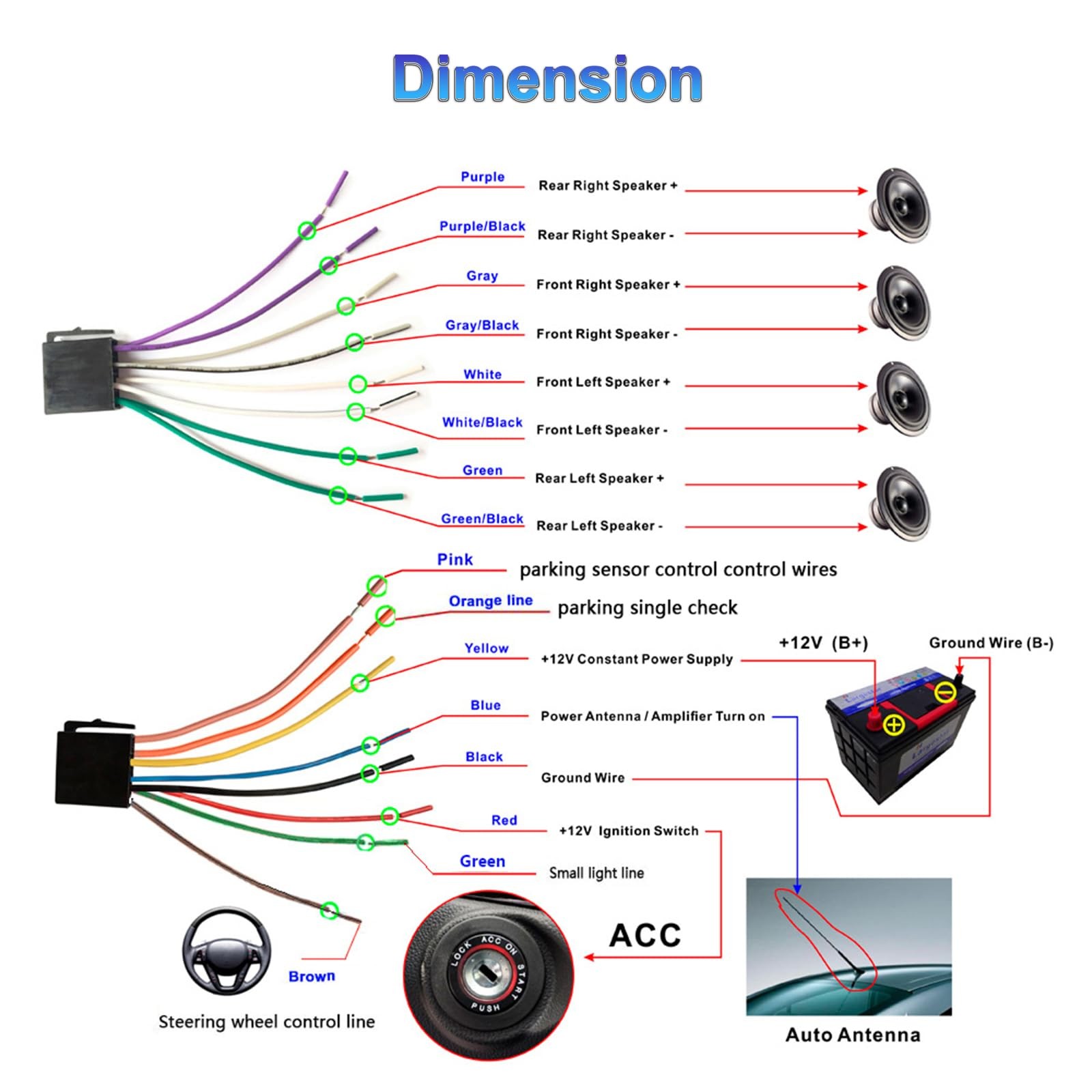 10.1 inch Single Din Car Stereo with CarPlay and Android Auto, 10 inch Touch …