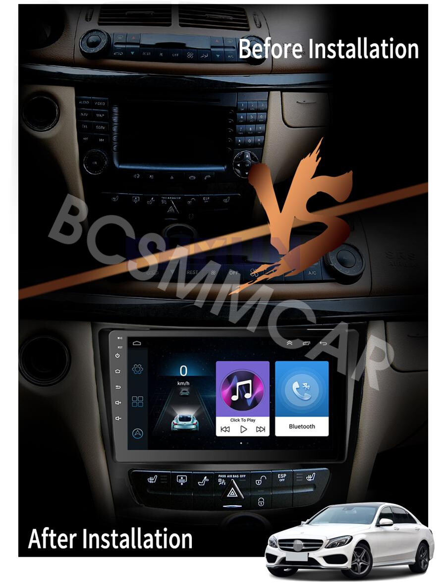 9in Car Stereo Radio Navi WiFi RDS Fit For Mercedes-Benz G-Class W463 2001-2008