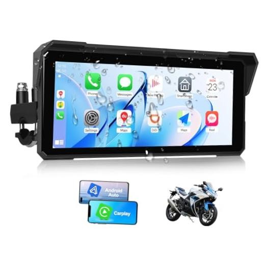 Android CarPlay Screen for Motorcycle – 8.1 Inch IPS – Portable Wireless P3