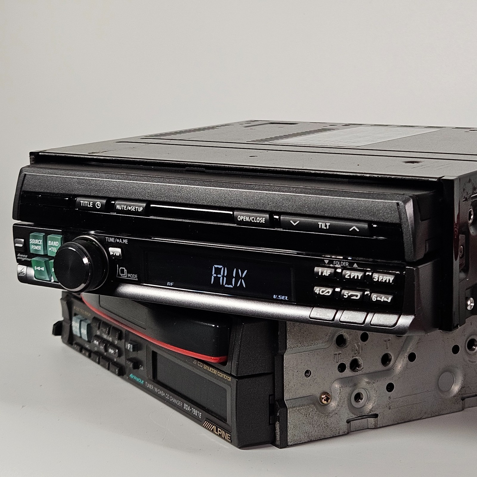 ALPINE CVA-1014R + KCE-104V BRAND NEW Tested Working Rare Vintage Alpine