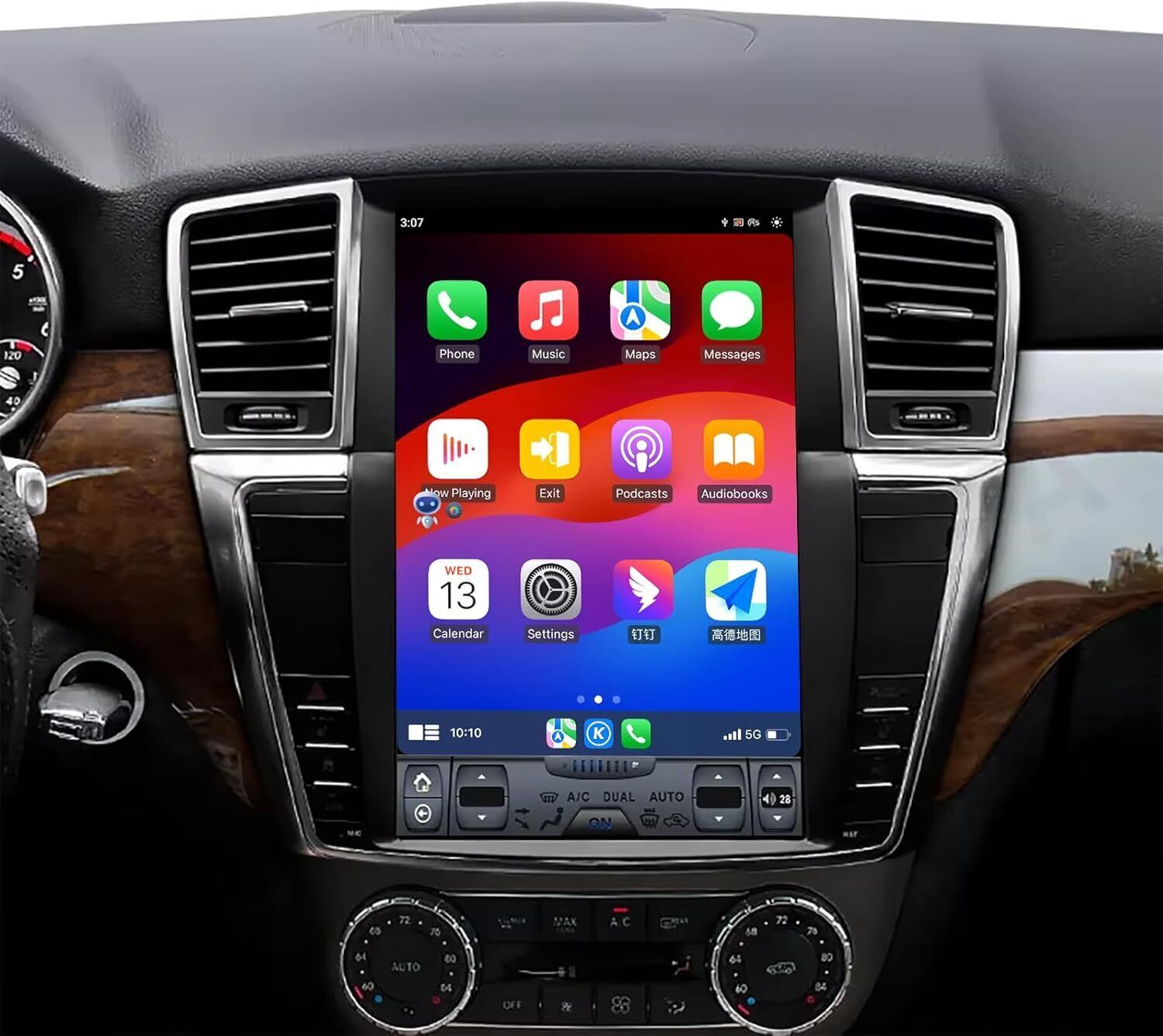 12.1″ Car Stereo Radio Android Navigation 64G For Benz ML GL W166 X166 2012-2015