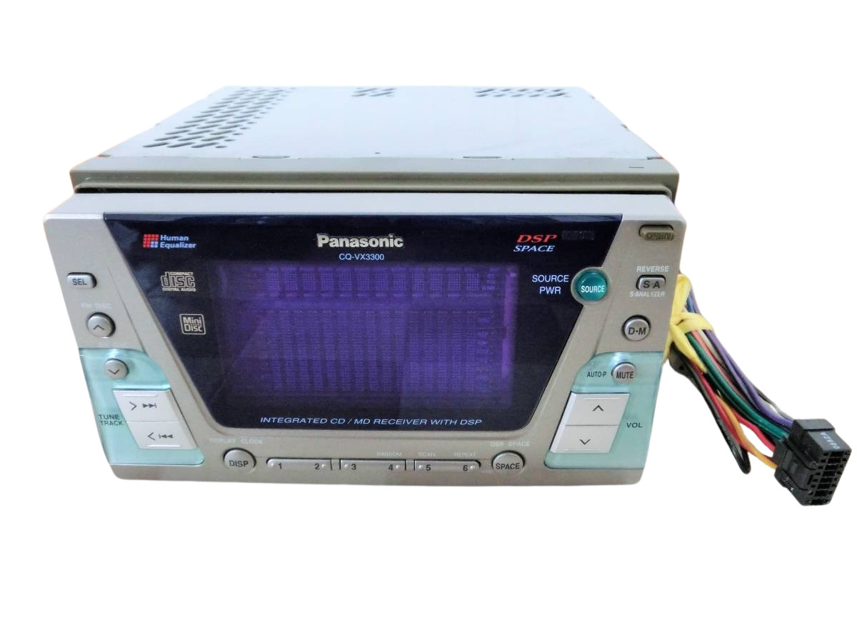 Panasonic CQ-VX3300D Integrated CD MD DSP Receiver