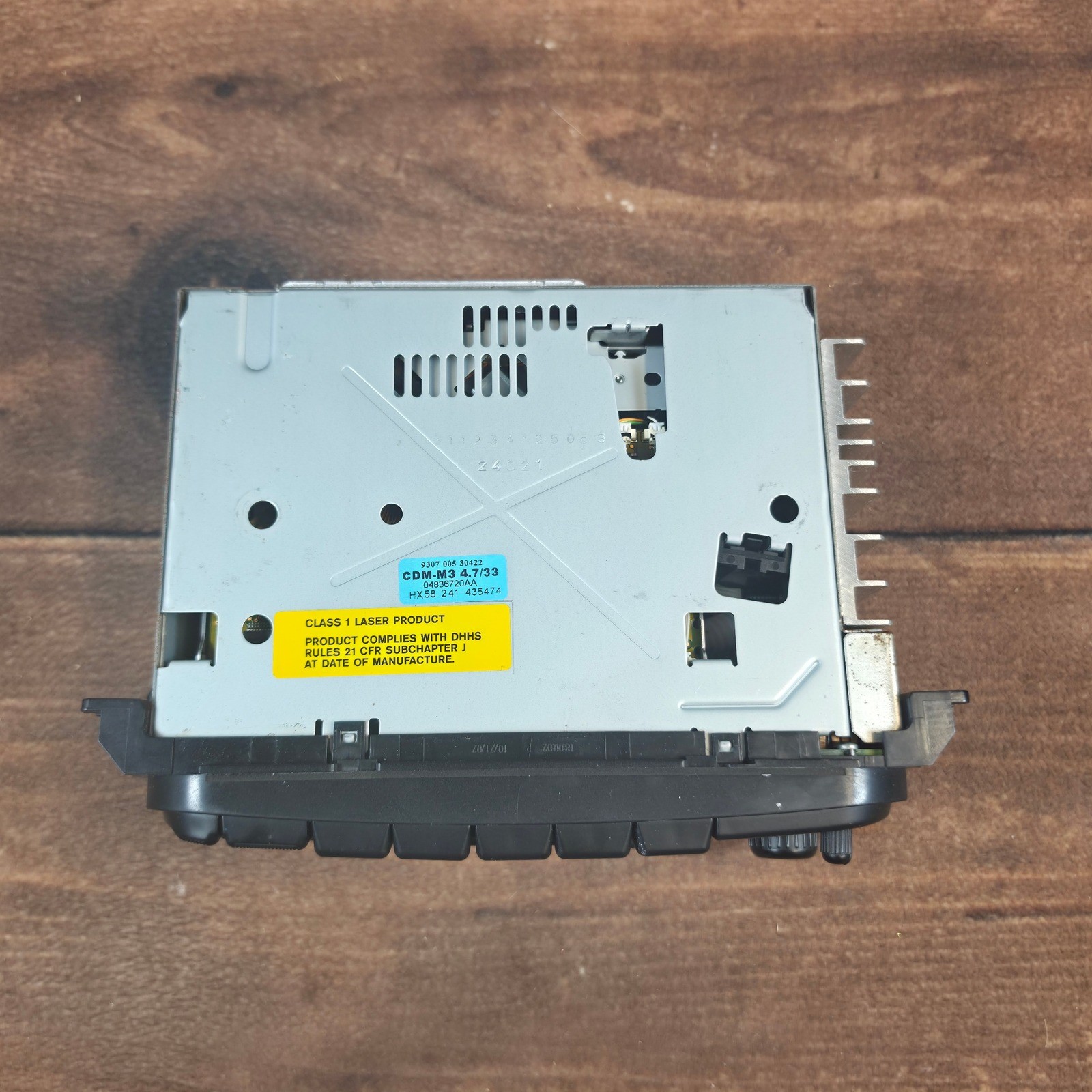 Chrysler RBK CD Radio Player P05064354AI Black Good OEM Factory Head Unit