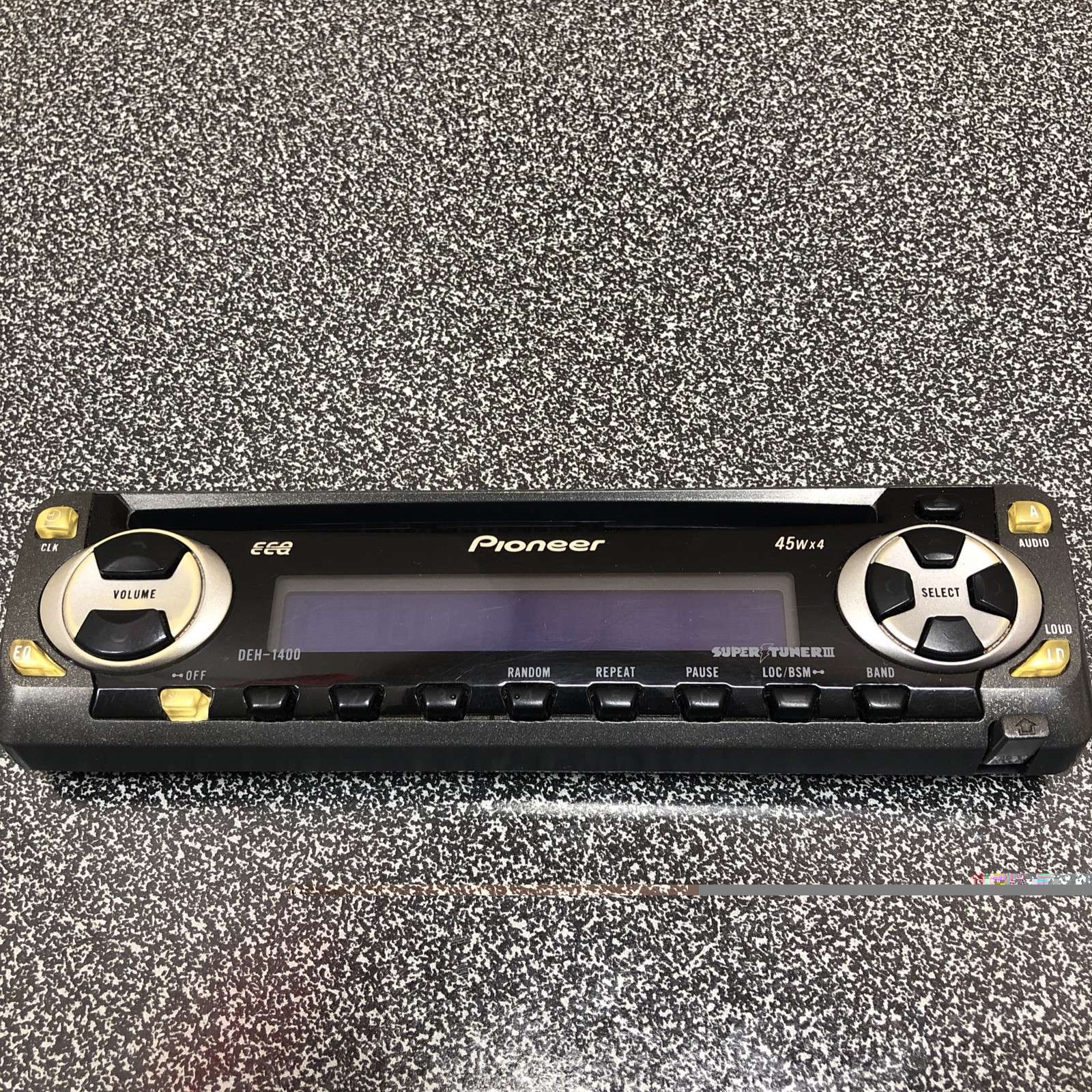 Pioneer DEH-1400 CD Player In Dash Receiver *Faceplate Only*